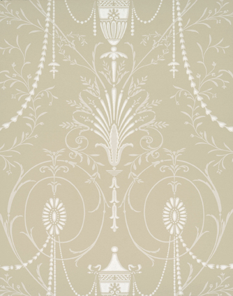 Бумажные обои Little Greene 0273MAPURBE коллекции London Wallpapers II