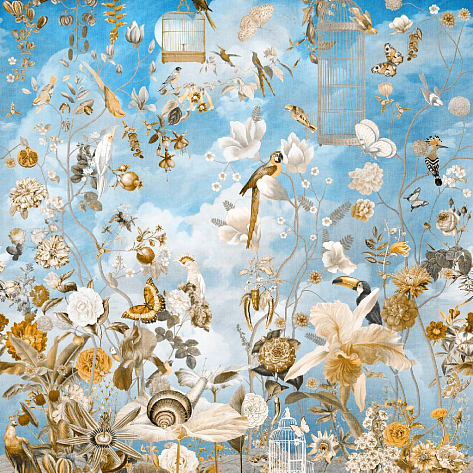 Панно Affresco Wallpaper Part 1 Morning in tsvetarium AB56-COL2