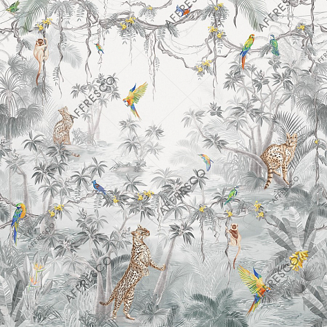 Панно Affresco Wallpaper Part 2 Wild Cats AF958-COL2