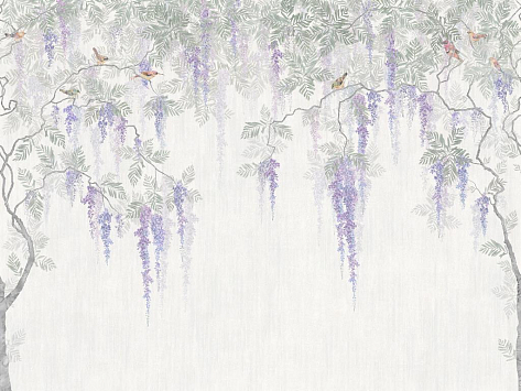 Панно Affresco Wallpaper Part 2 Wisteria in Bloom AB53-COL1