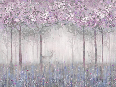 Панно Affresco Wallpaper Part 2 Spring Forest AB49-COL4
