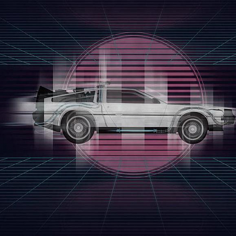 Обои текстильные Factura Back To The Future 1 T коллекции Kids