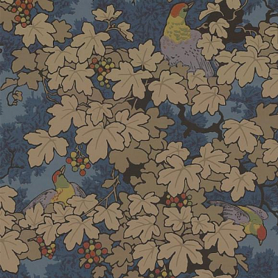 Бумажные обои Little Greene 0247VIBLEUZ коллекции Archive Trails