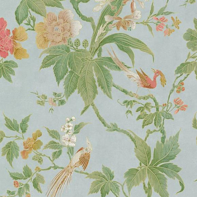 Бумажные обои Little Greene 0247PABLUEZ коллекции Archive Trails