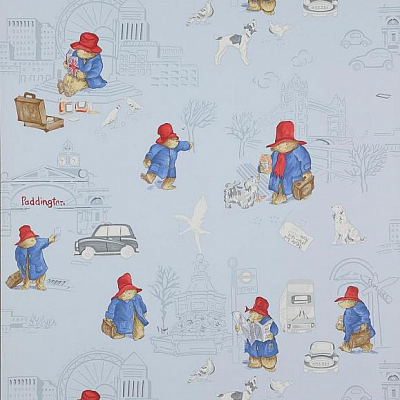 Обои бумажные Jane Churchill J125W-02 коллекции Nursery Tales