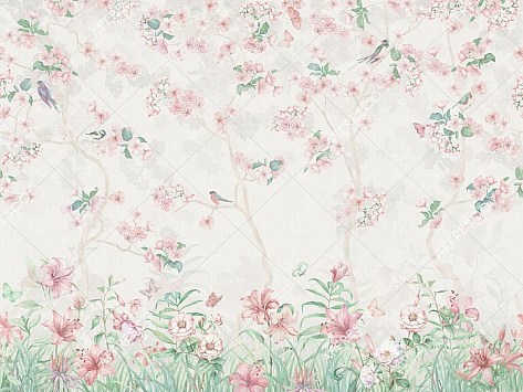 Панно Affresco Wallpaper Part 1 Floral Melody AB50-COL4