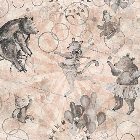 Обои текстильные Factura Circus 5 T коллекции Kids