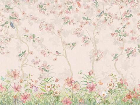 Панно Affresco Wallpaper Part 1 Floral Melody AB50-COL1
