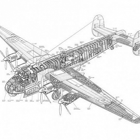Обои текстильные Factura Drawing Plane 1 T коллекции Kids