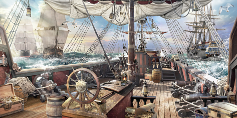 Панно Affresco Сказки AF683-COL3 2x4,02 м
