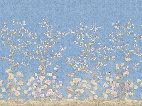 Панно Affresco Wallpaper Part 2 Floral Romance AF712-COL3 2,75x3,99 м