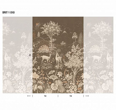 Обои Loymina BRIT1 010 коллекции British Style Forest