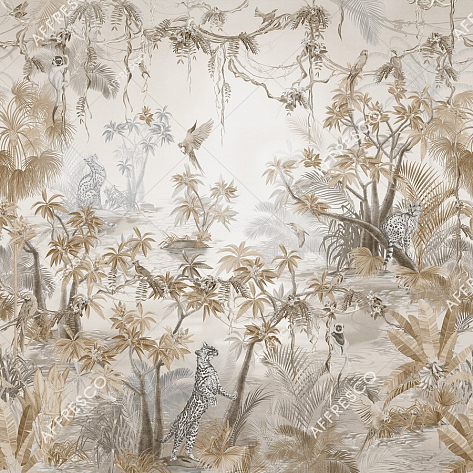 Панно Affresco Wallpaper Part 2 Wild Cats AF958-COL3