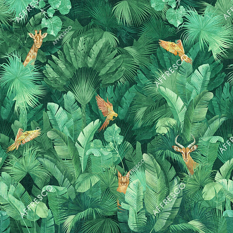 Панно Affresco Wallpaper Part 1 Giraffe AF961-COL5