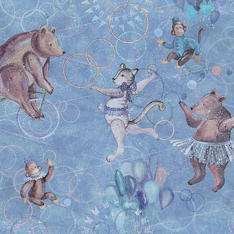 Обои виниловые Factura Circus 6 V коллекции Kids