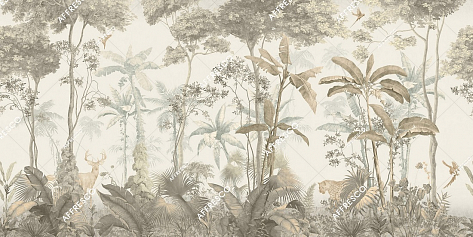 Панно Affresco Wallpaper Part 1 French Garden AF953-COL3 2x4,02 м