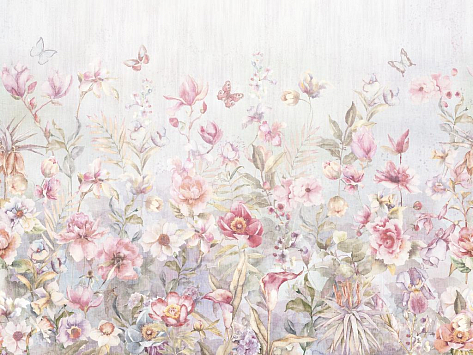 Панно Affresco Wallpaper Part 2 Watercolor Flowers AB54-COL1