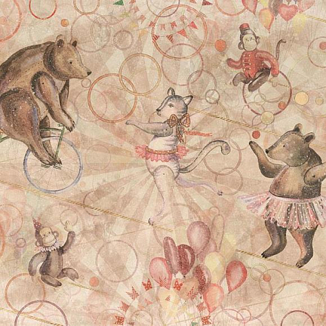 Обои виниловые Factura Circus 1 V коллекции Kids