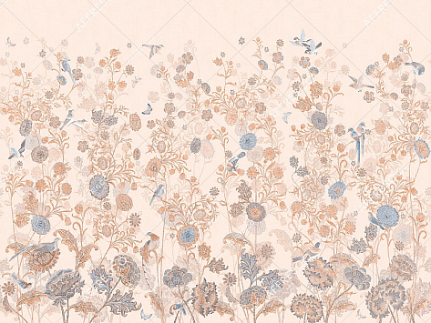 Панно Affresco Wallpaper Part 1 Bird Kingdom AB136-COL6