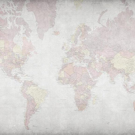 Обои виниловые Factura World Map 3 V коллекции 2022