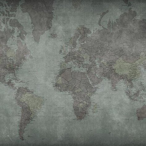 Обои текстильные Factura World Map 7 T коллекции 2022