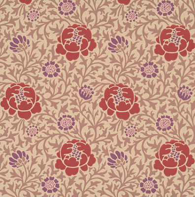 Бумажные обои Little Greene 0273LWPLUMZ коллекции London Wallpapers II