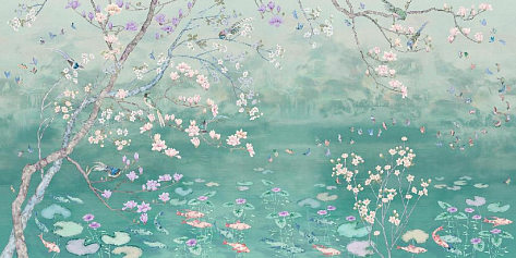 Панно Affresco Wallpaper Part 2 Chinese Motif AB121-COL3 2x4,02 м