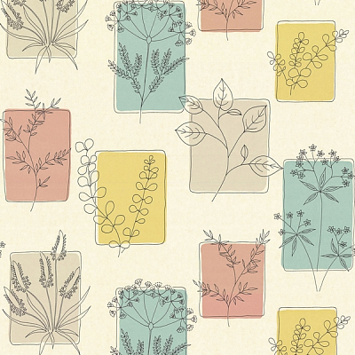 Обои Little Greene 20th Century Papers 0271HRCOCKT