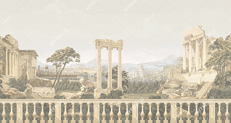 Панно Affresco Wallpaper Part 1 Antique Landscape AF740-COL2